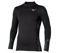 Mizuno Sous-vêtement technique Virtual Body G5 – col montant manches longues – Noir S Homme