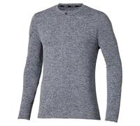 Mizuno T-shirt Core Impulse manches longues zippé Gris XL Homme
