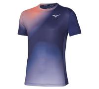 Mizuno Tennis Graphic Short Sleeve T-shirt Bleu 2XL Homme