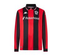 Maillot ML Kombat Home OGC Nice 25/26 Rouge Enfant Rouge 14Y