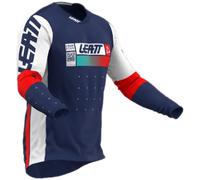 Maillot moto cross Leatt 4.5 Lite Bleu L