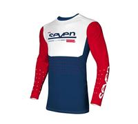 Maillot moto cross Seven MX Vox Aperture Rouge 2XL
