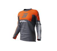Shot Devo Star Maillot de motocross, gris-orange, taille XS