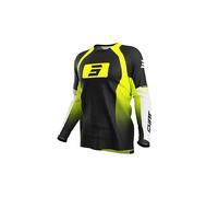 Maillot moto cross SHOT RACE GEAR Draw Instinct Neon Yellow S