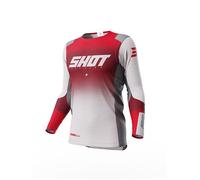 Maillot moto cross SHOT RACE GEAR Ultima Red XS