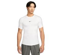 Nike T-shirt fitness Pro Dri-FIT Tight FB7932 manches courtes ajusté Blanc/Noir XL