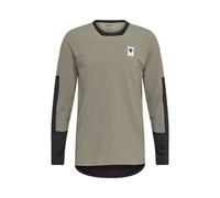 Fox Maillot thermique Defend – Manches longues – Homme – Gris/Vert/Noir – Taille S (2025)