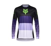 Maillot Mtb Manches Longues Ranger Ls Jersey Grid Noir FOX RACING Cyclisme