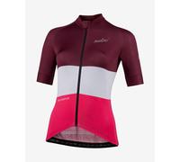 Maillot Nalini San Francisco Lady manche courte rouge blanc femme - S