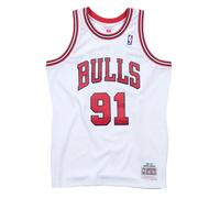 Mitchell & Ness T-shirt Dennis Rodmann #91 Chicago Bulls Swingman 2.0 Homme manches courtes Blanc S