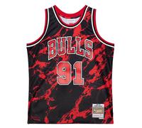 Maillot NBA Chicago Bulls Dennis Rodman Noir S