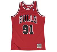 Mitchell & Ness Maillot Swingman NBA Extérieur Chicago Bulls 97-98 Dennis Rodman Fuchsia S