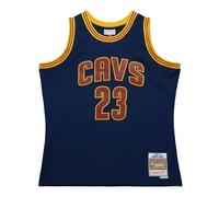 Mitchell & Ness NBA BLUE JERSEY CLEVELAND CAVALIERS ALTERNATE 2015-16 LEBRON JAMES #23 men Jerseys blue taille: S