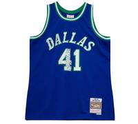 Maillot NBA Dallas Mavericks Dirk Nowitzki 1998/99 Bleu M
