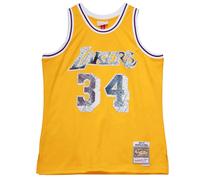 Maillot NBA Los Angeles Lakers Shaquille O’Neal NBA 75Th 1996 Doré S