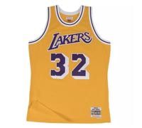 Maillot NBA Magic Johnson Los Angeles Lakers 1984-85 Mitchell & ness Hardwood Classics jaune -Mitchell & Ness- Taille :XS XS