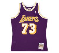 Maillot NBA - MITCHELL & NESS - Dennis Rodman - 100% Poly mesh - Manches courtes - Violet L