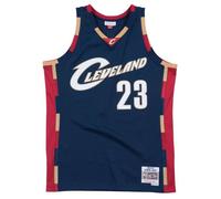 Maillot NBA - MITCHELL & NESS - LeBron James - Cleveland Cavaliers - Bleu - 100% polyester XXL