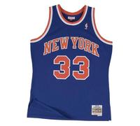 Mitchell & Ness NBA New York Knicks Patrick Ewing Maillot pour homme Bleu/rouge Taille L, bleu