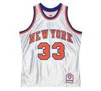 Maillot NBA New York Knicks Patrick Ewing Swingman 75TH Platinum 1985/86 Argenté M
