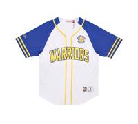 Maillot NBA Practice Day boutonne sur le devant pour homme Hardwood Classics Golwar Blanc WHITE M