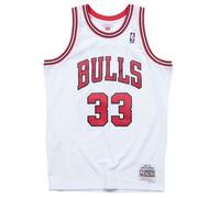 Maillot NBA Scottie Pippen Chicago Bulls 1997-98 Mitchell & ness Hardwood Classic Swingman Blanc Multicolor
