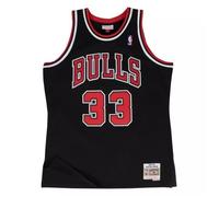 Maillot NBA Scottie Pippen Chicago Bulls 1997-98 Mitchell & ness Hardwood Classics Noir -Mitchell & Ness- Taille :M L