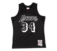 Maillot NBA Shaquille O'Neal Los Angeles Lakers '96 white logo Noir M