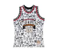 Maillot NBA Vancouver Grizzlies Doodle Swingman Mike Bibby 1998-99 Blanc M
