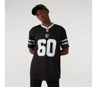 New Era Nfl Oversized Las Vegas Raiders Short Sleeve V Neck T-shirt Noir S Homme