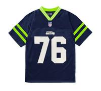 Maillot - NEW ERA - Seattle Seahawks Nos NFL - Bleu - Tissu léger respirant - Coupe classique S