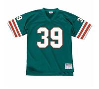 Maillot NFL - MITCHELL & NESS - Miami Dolphins 1972 - Larry Csonka - 100% polyester - Manches courtes S