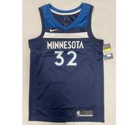 Maillot Nike NBA Minnesota Timberwolves Karl-Anthony Towns #32 Bleu S Homme