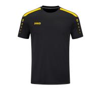 Jako Power Maillot Manches Courtes Hommes - Noir / Jaune | Taille: 4XL