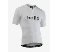 Maillot Northwave Blade Hello Goodbye manches courtes blanc logo noir - S