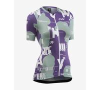 Northwave Blade Type Short Sleeve Jersey Vert,Violet M Femme Sage / Dark Purple
