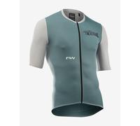 Maillot Northwave Essence Evo manche courte vert bleu blanc - L