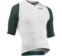 Maillot Northwave Extreme Evo manches courtes blanc vert - XXL