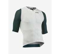 Maillot Northwave Extreme Evo manches courtes blanc vert - XS