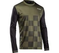 Maillot manches longues northwave sharp vert noir