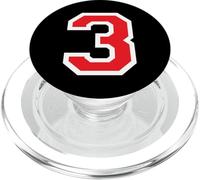 Maillot numéro 3, athlète Sportif Universitaire 3e Place PopSockets PopGrip pour MagSafe