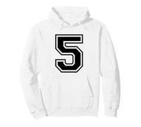 Maillot numéro 5 pour Un Joyeux 5ème Anniversaire Sweat à Capuche