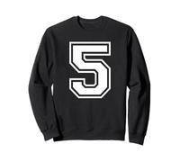 Maillot numéro 5 pour Un Joyeux 5ème Anniversaire Sweatshirt