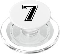 Maillot numéro 7 pour Un Joyeux 7ème Anniversaire Twin Day PopSockets PopGrip pour MagSafe