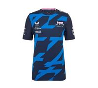 Maillot Officiel Pierre Gasly de l'équipe de Formule 1 BWT Alpine pour Enfant - Bleu Marine (FR/ES, Âge, 12 Ans, Taille Normale, Bleu)