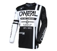 Maillot O'Neal Element V.24 pour homme Warhawk Noir/Blanc L