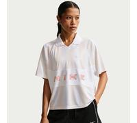Maillot oversize Nike pour femme Chalk/Blanc/Blanc/Arctic Orange XXL (FR 54-56)