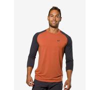 Maillot Pearl Izumi Canyon Merino manches 3/4 rouge noir - M