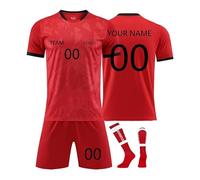 Maillot Personnalisé Foot Italie Maillot de Foot pour Garçons,Maillot Foot Enfant avec T-Shirts, Shor, Chaussettes, Maillot De Sport pour GarçOns L407