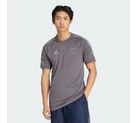 adidas Herren Audi Formula One Team Driver Jersey Replica Short Sleeve Men, Grey strata/Iron met., S